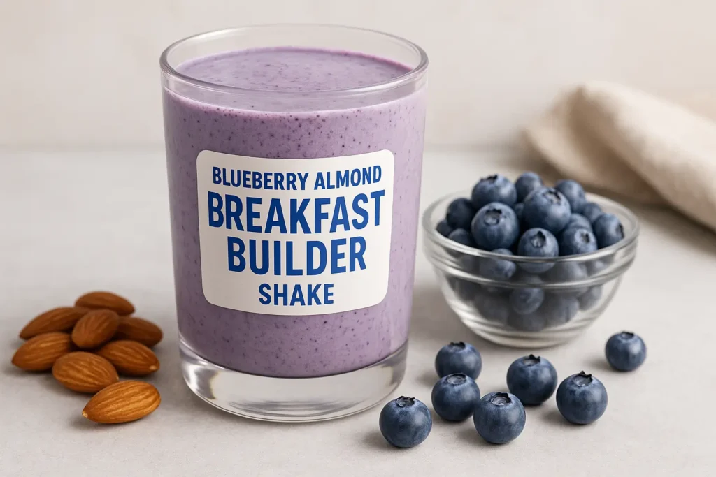 Blueberry Almond Breakfast Builder Shake
