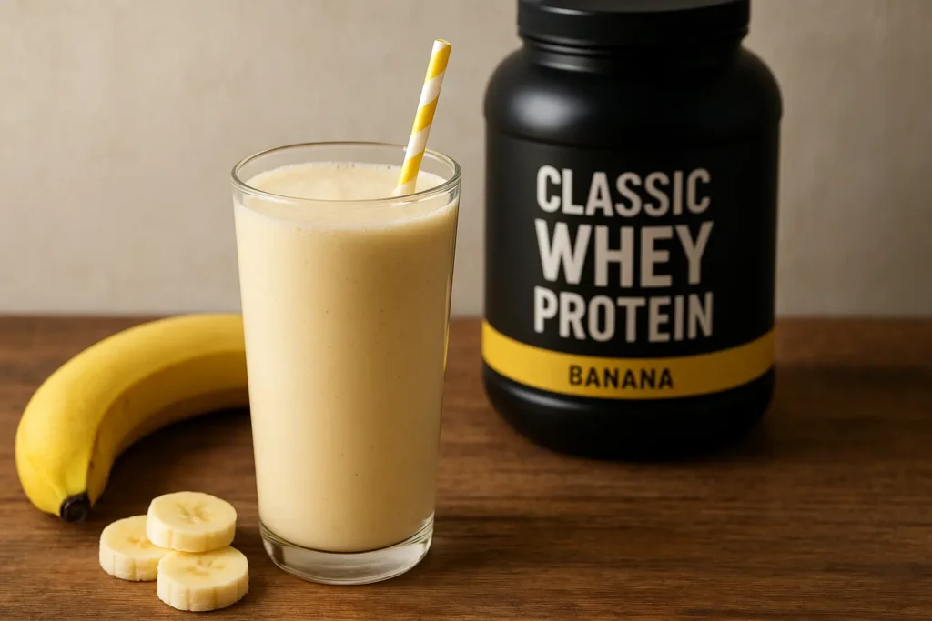 Classic Whey Protein Banana Shake