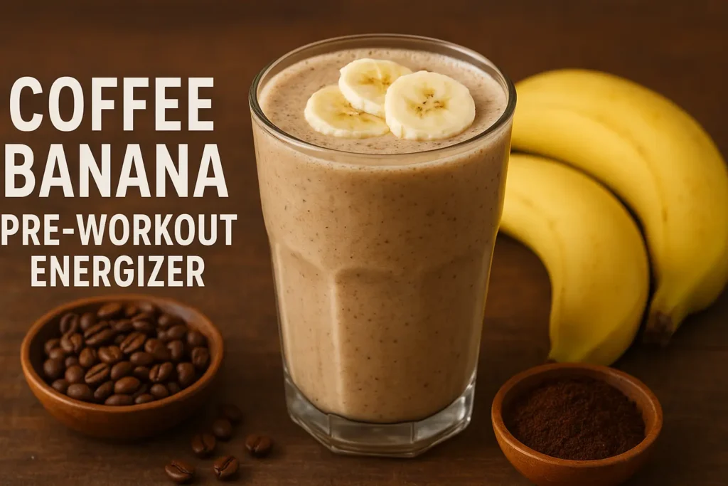 Coffee Banana Pre-Workout Energizer Shake