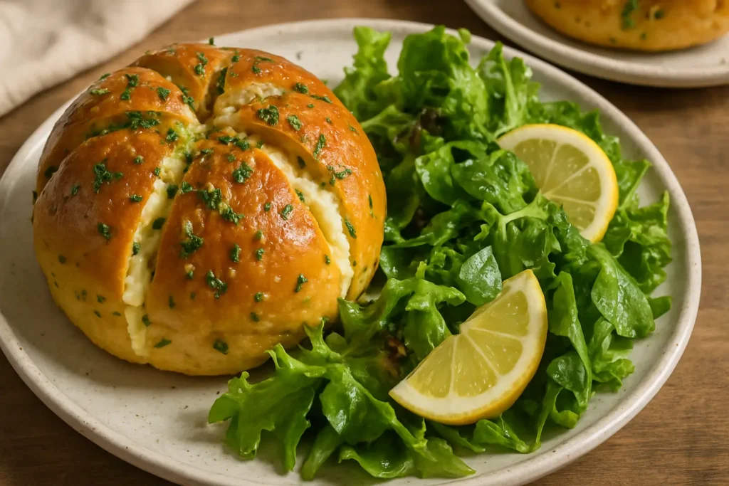 Korean Cream Cheese Garlic Bread
