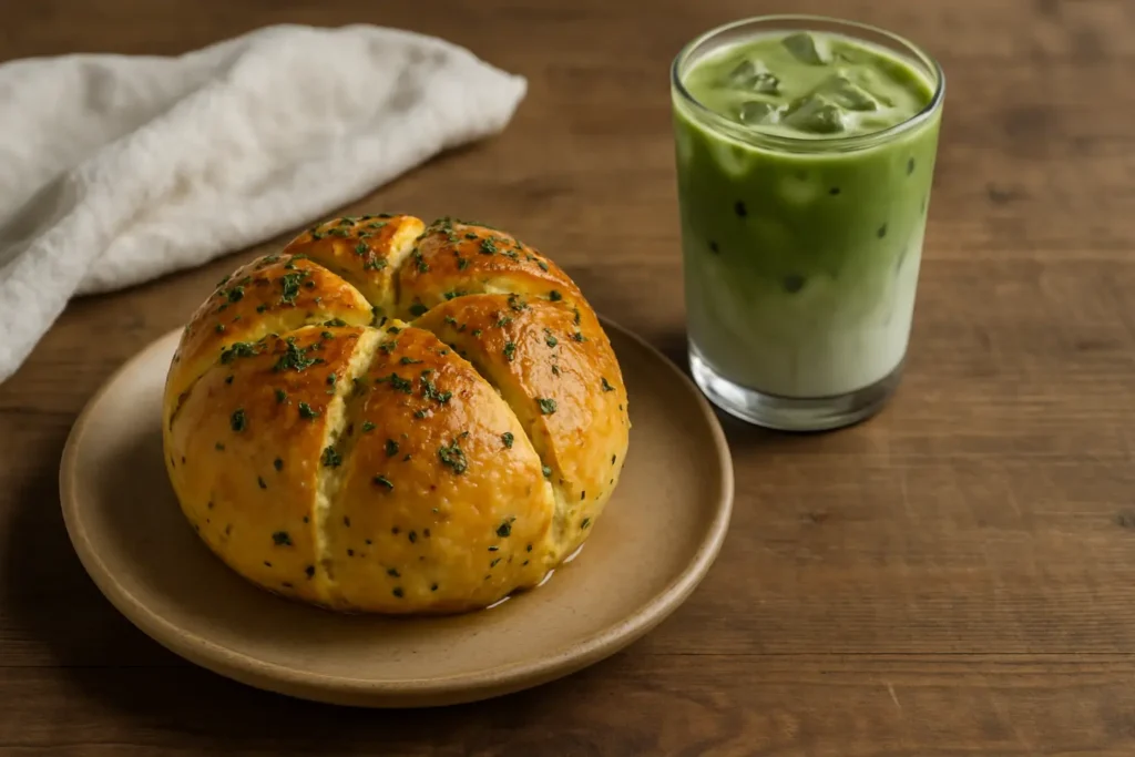 Korean Cream Cheese Garlic Bread