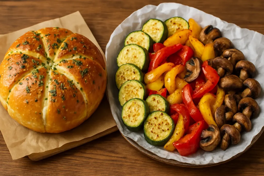 Korean Cream Cheese Garlic Bread