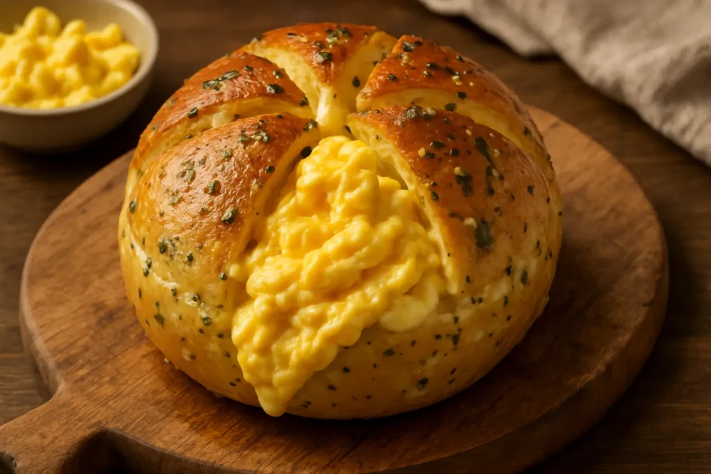 Korean Cream Cheese Garlic Bread