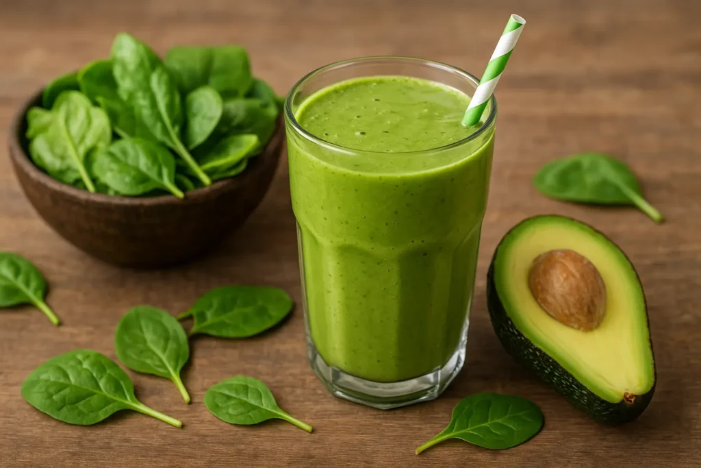 Spinach Avocado Green Strength Shake