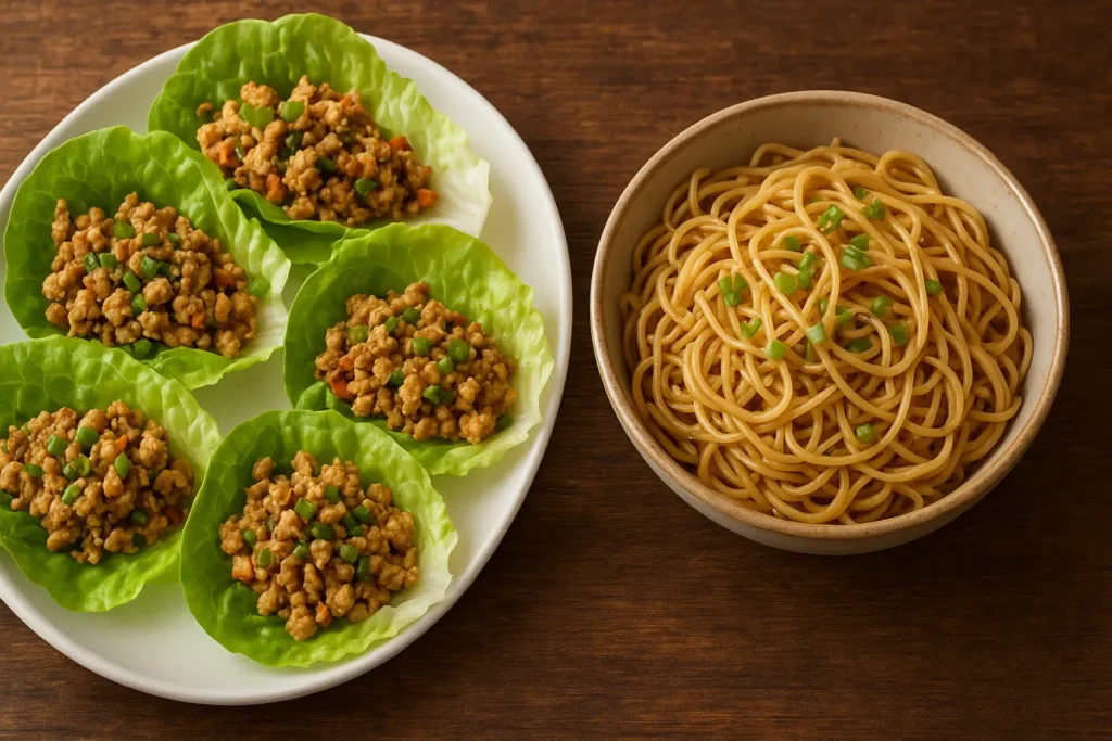 Low-Carb Chicken Lettuce Wraps Recipe Ready in 5 Minutes Low Carb Chicken Lettuce Wraps Recipe Ready in 5 Minutes 2 Low-Carb Chicken Lettuce Wraps Recipe Ready in 5 Minutes