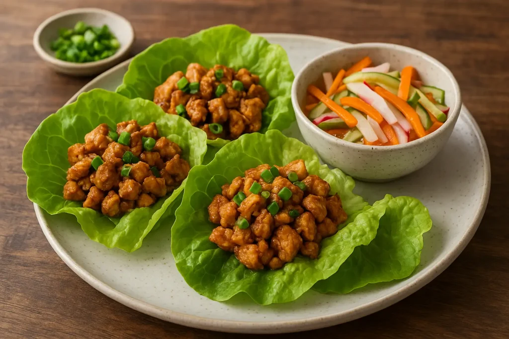 Low-Carb Chicken Lettuce Wraps Recipe Ready in 5 Minutes Low Carb Chicken Lettuce Wraps Recipe Ready in 5 Minutes 4 Low-Carb Chicken Lettuce Wraps Recipe Ready in 5 Minutes