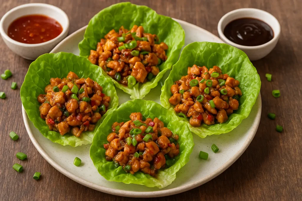 Low-Carb Chicken Lettuce Wraps Recipe Ready in 5 Minutes Low Carb Chicken Lettuce Wraps Recipe Ready in 5 Minutes 5 Low-Carb Chicken Lettuce Wraps Recipe Ready in 5 Minutes