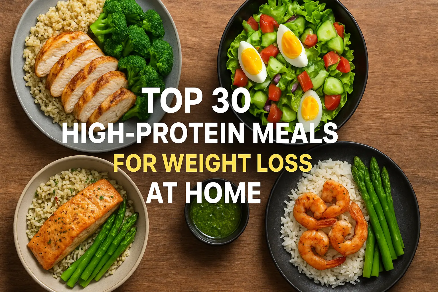 Thumbnail for Top 30 High-Protein Meals for Weight Loss at Home