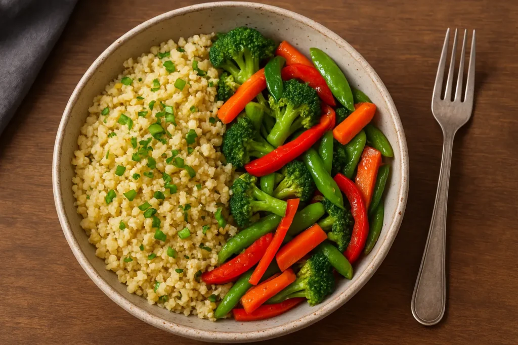 15-Minute Low Carb Keto Cauliflower Fried Rice Recipe for Quick Weight Loss 15 Minute Low Carb Keto Cauliflower Fried Rice Recipe for Quick Weight Loss 5 15-Minute Low Carb Keto Cauliflower Fried Rice Recipe for Quick Weight Loss