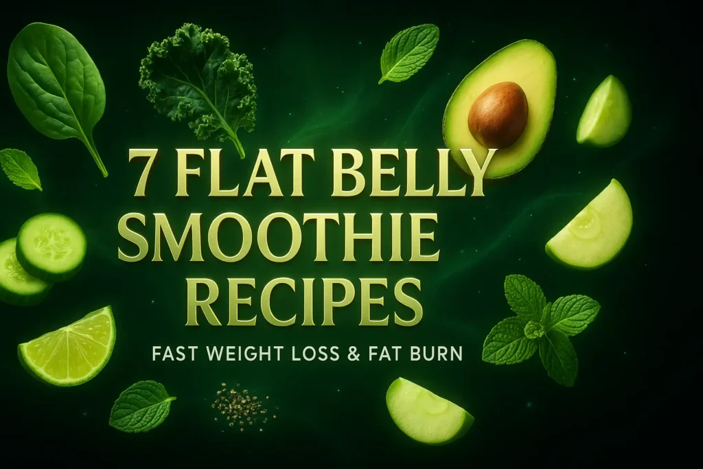 7 Flat Belly Smoothie Recipes for Fast Weight Loss and Fat Burn